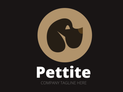 Dog Pet Vector Logo Template