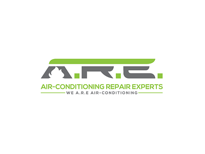 Air Conditioning Repair Experts Logo Design illustration