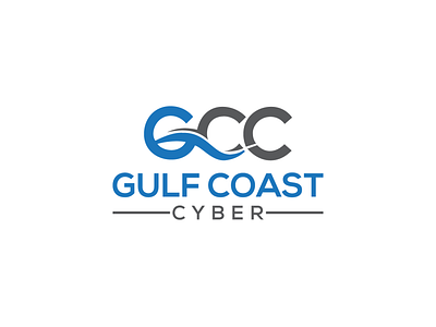 Gulf Coast Cyber Logo Design illustration