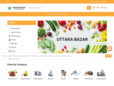 Uttarabazar Grocery Shop - WooCommerce ecommerce web design woocommerce wordpress wordpress design wordpress developer wordpress website