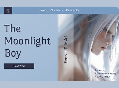 The Moonlight Boy ui uiux uidesign