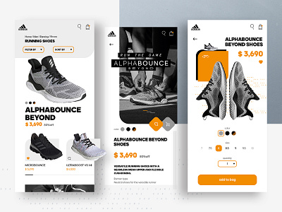 Mobile Site - Adidas Shop adidas ecommerce design ux ui