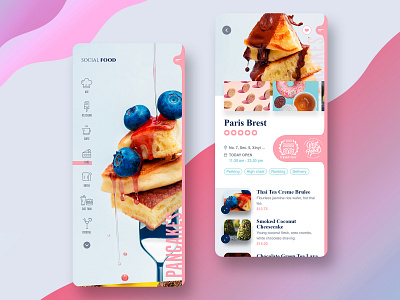 Mobile Site Food Demo design food ui ux website