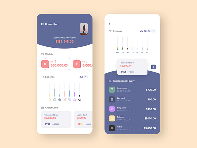 Bank bank concept design money ui ux