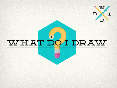 What Do I Draw? Logo Concept concept logo what do i draw