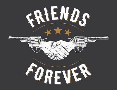 friends forever t-shirt design