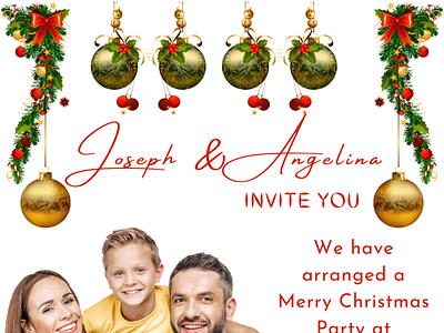 Christmas party invitation, Party invitation, Invitation flyer christmas flyer christmas party invitation event flyer greeting card holiday invitation invitation template party invitation party invitation flyer