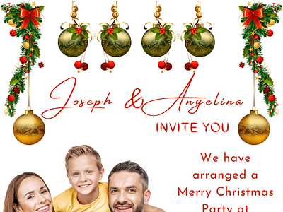 Christmas party invitation, Party invitation, Invitation flyer