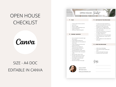 Open House Checklist For Realtors