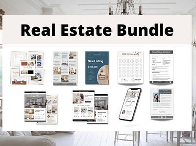 Bundle - Real Estate Marketing instagram marketing real real estate realtor realtor marketing template templates