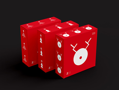 Minimalist Christmas Packaging . christmas design designer geometric idea like minimalist packaging