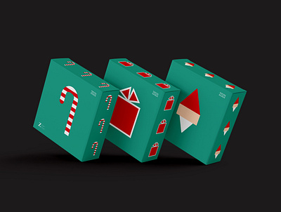 Minimalist Christmas Design. chris christmas design designer geometric idea illustration like minimalist packaging