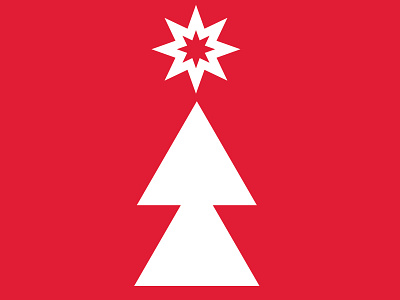 Minimalist Christmas Card card christmas design designer geometric idea like minimalist