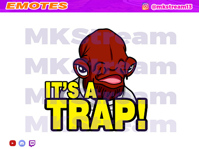 Twitch emotes star wars admiral ackbar it's a trap