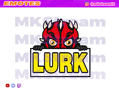 Twitch emotes star wars darth maul lurk