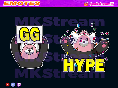 Twitch emotes pokemon bewear pack animated emotes anime bear bewear cute design emotes gg hype illustration love pokemon sub badge