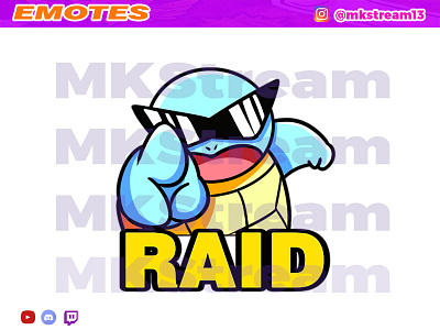 Twitch emotes pokemon squirtle raid animated emotes anime cute design emotes goku illustration pokemon raid squirtle sub badge