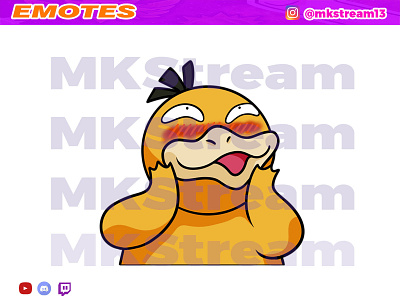 Poki Emotes Psyduckevolution Duck Emotes Dab Emote 