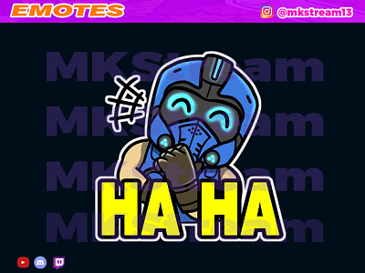 Twitch emotes gears of war laugh animated emotes anime cute design emote emotes gears gears of wars gow hype illustration laugh sub badge twitch emotes