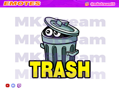 twitch emotes trash