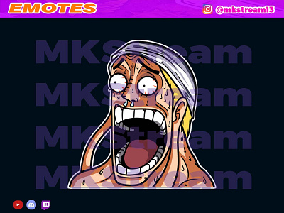 Twitch emotes god enel shock wtf