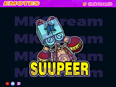 Twitch emotes cyborg franky super