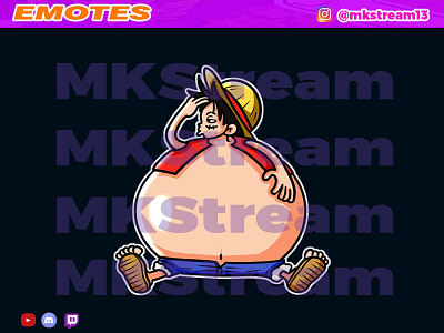 Twitch emotes luffy baloon