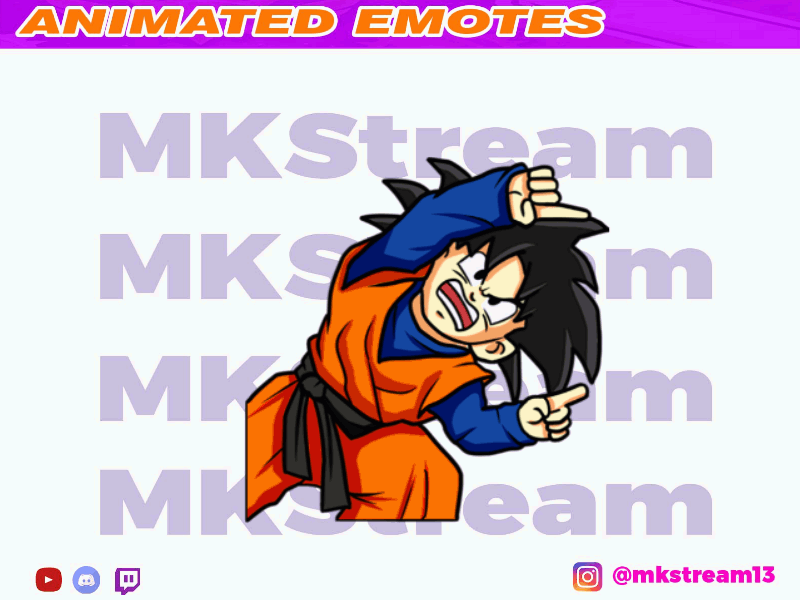 Twitch animated emotes dragon ball goten trunks fusion animated emotes design dragon ball emotes fusion goku goten illustration luffy sub badge trunks