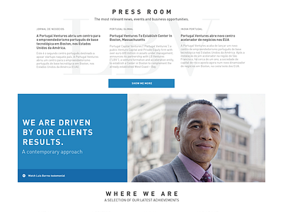 Home Page Proposal - Example 2014 blue flat homepage product responsive ui ux web wordpress
