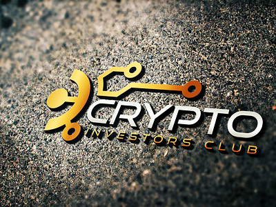 Crypto Investors Club branding branding logo business logo business logo design classic logo crypto digital mininmalist modern