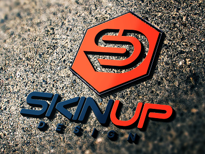 SkinUp Design branding branding logo business logo business logo design classic logo creative design gig-warrior minimalist modern