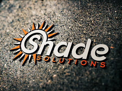Shade Solutions branding branding logo business logo business logo design classic logo creative design logo minimal minimalist logo design modern sun logo