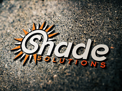 Shade Solutions branding branding logo business logo business logo design classic logo creative design logo minimal minimalist logo design modern sun logo