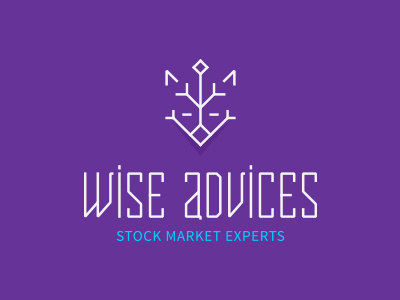 Wise Advices finance fox logo market