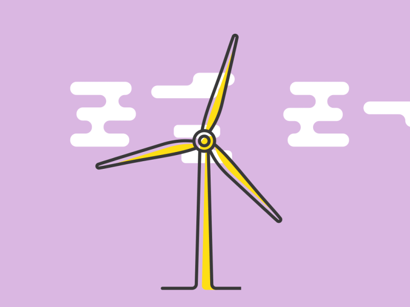Danish Wind Power animation energy facts green mill motion graphics renewable wind
