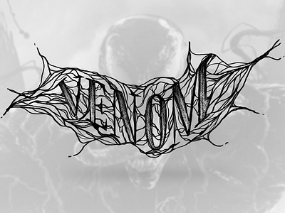 Venom Lettering