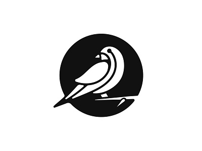 Sparrow bird bird logo identity logo logo mark mark minimal negative negative space sparrow sparrow logo sparrow mark