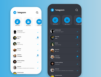Clone telegram: Telegram app branding call communication design education logo message social socialmedia telegram ui webdesign