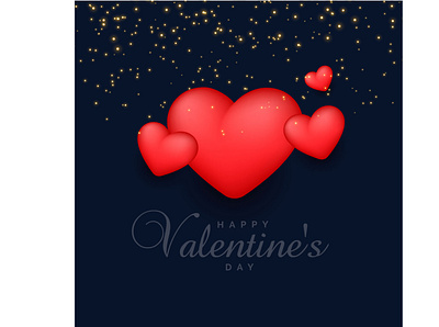 3d-red-hearts-background-with-sparkles-valentine-s-day valentine s day