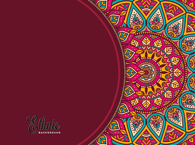 colorful-mandala-background-template template