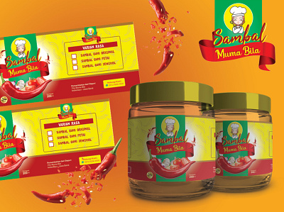 Brand and Product Packaging - Sambal Muma Bila branding product design