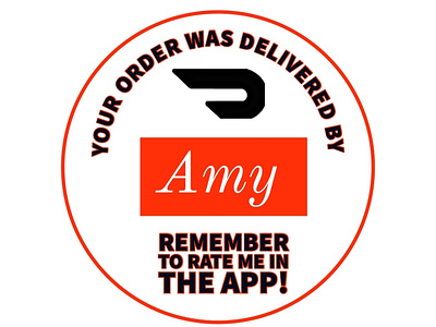 Delivery Sticker