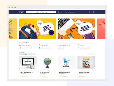 SIPLah pesonaedu preview app book design ecommerce education marketplace school ui ux website