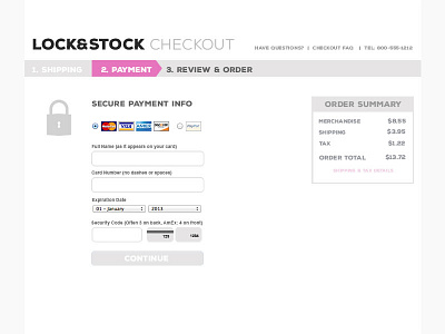 #dailyui #002 Credit Card Checkout checkout desktop payment progress bar ui