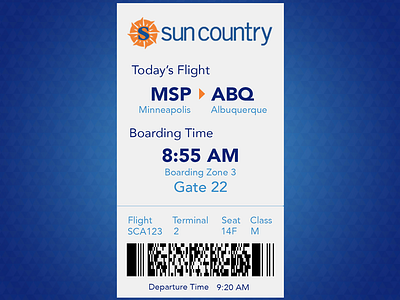 DailyUI #024 Boarding Pass avenir boarding pass daily ui mobile ux