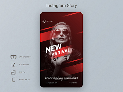 Fashion-Style Instagram Story Design banner banner design design graphic design instagram instagram design instagram story online shopping post social media social media post story story template