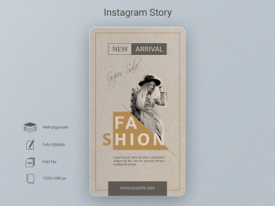 Fashion-Style Instagram Story Design