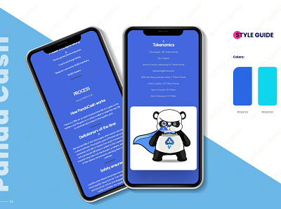 Pandacash Tokenomics blockchain branding crypto defi design ethereum figma illustration illustrator logo nft nft marketplace polygan uiux vector