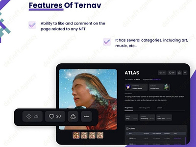 Ternav NFT blockchain bsc crypto defi definftagency design fantom figma illustration logo nft nft marketplace nft marketplace photoshop polygan solidity ui uiux