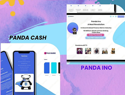 Panda 3d animation blockchain branding crypto defi design fantom graphic design illustration logo motion graphics nft nft marketplace typography uiux ux vector